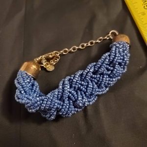 3for$25 beaded blue bracelet lands end